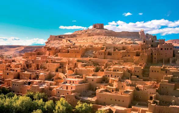 KASBAH AIT BEN HADDOU M Hamid Berbers & Tuaregs Tours on 4x4 All-terrain vehicle / Zagora / Sahara Dunes / / / / / Kasbahs: Taouirirt, Ait Ben Haddou and Teluoet From 615 2 Day 1: MARRAKECH Arrival