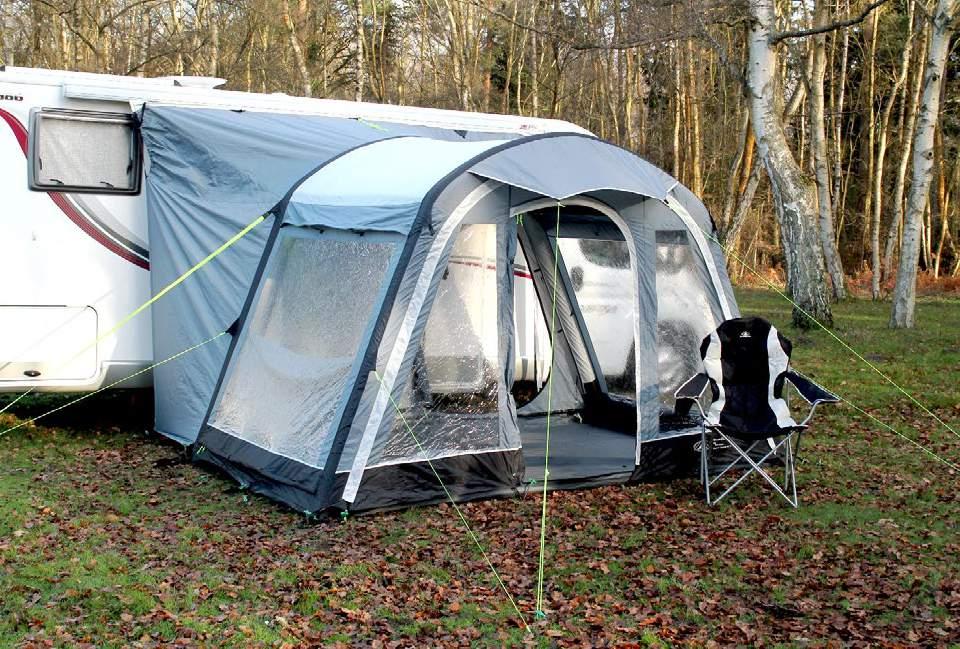 NEW for 2016 our IMPACT AIR motor awning incorporates extra large windows and a removable front panel (with roll back option) and zipped access in the tunnel for added