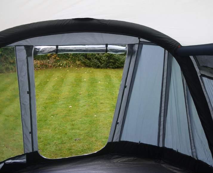 ROTONDE MOTOR AIR 325L (SF7718) 325XL (SF7719) 150D Zipped rear access panel Front door with canopy option (Poles optional extra) Two side doors Sewn in groundsheet Centre