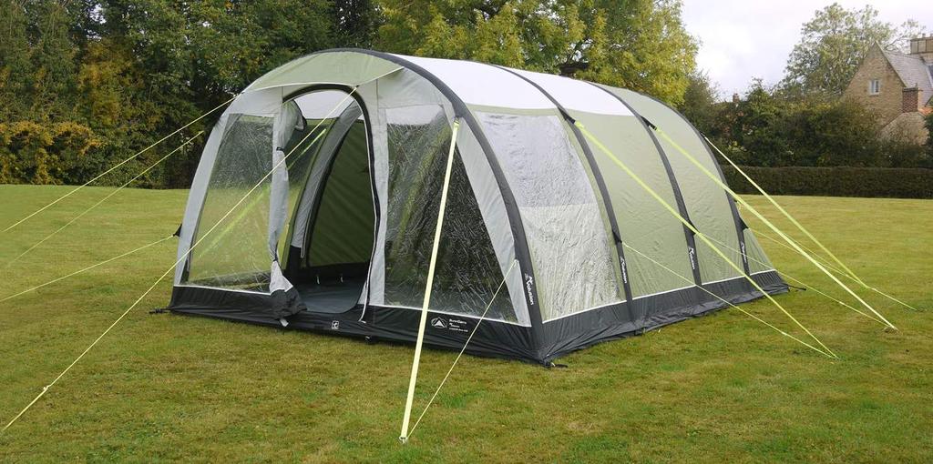NEW for 2016 our INVADAIR tents are manufactured in our NEW 75D Ace-Tech fabric, have large windows and come complete