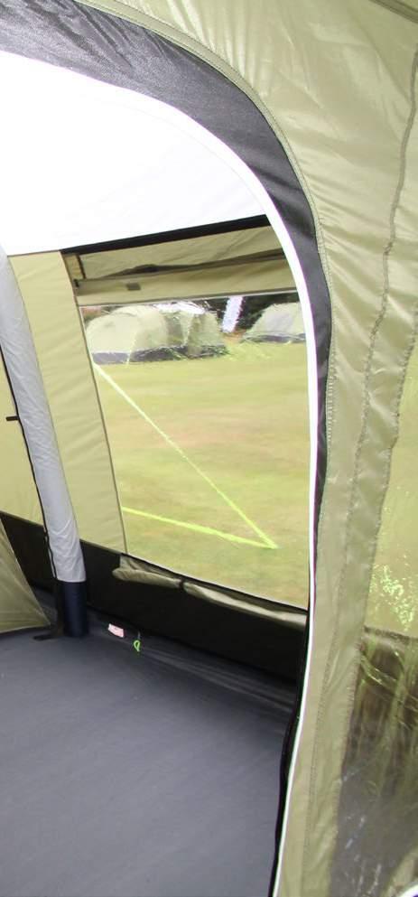 Air Volution Pole Free Inflatable Pitching In place of conventional poles, SunnCamp s Air Volution products are pre-fitted with durable air tubes which are enclosed in a heavy duty