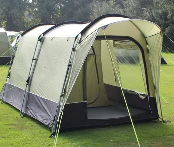A range of family/touring tents incorporating our patented zip in/out integral canopy and upgraded for 2016 to incorporate our new blackout inner tents (300 and 600 models shown) BRETON 600 (SF1345)