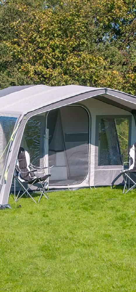 Standard Specification and Fire Flysheet Taped seams Heavy duty zips Curtains on windows Colour coded poles and sleeves (poled items only) Hi visibility guylines Awning Standard
