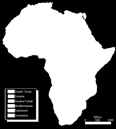 and desert trade in gold, salt, food, and slaves; and the growth of the Ghana and Mali