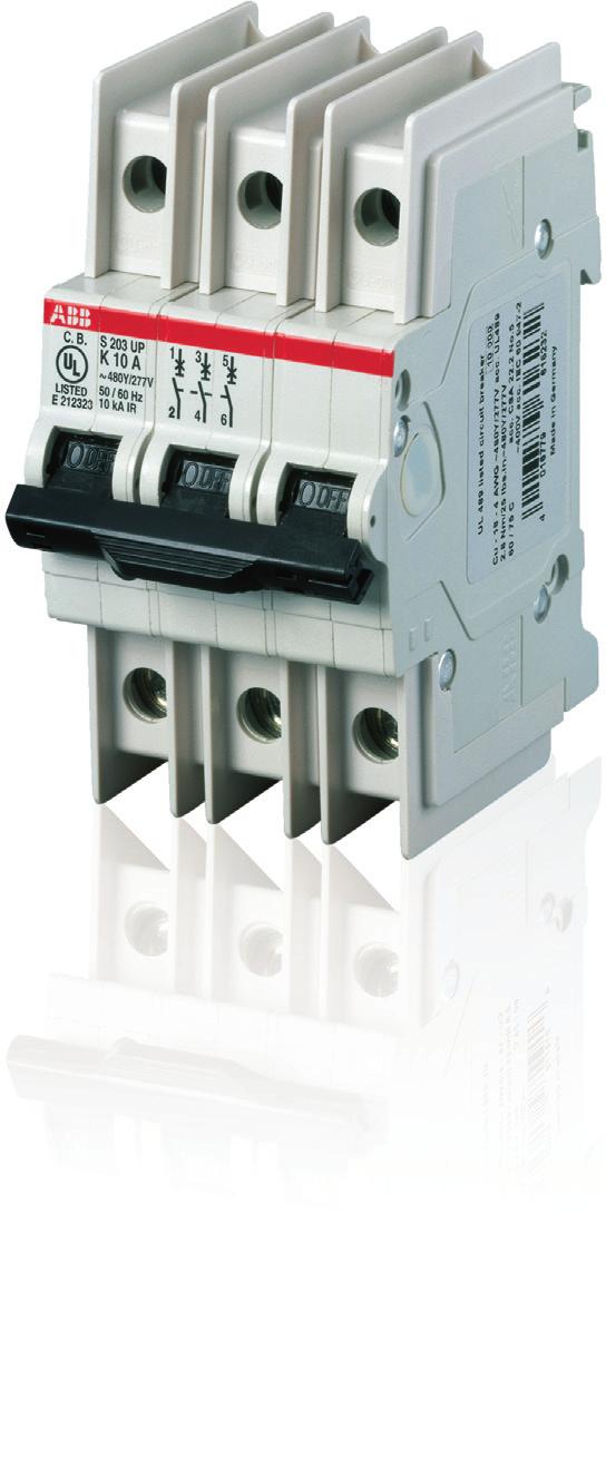 Data Sheet System pro M compact Miniature Circuit Breaker S 200 U and S 200 UP 2CDC021316F0004 2CDC021320F0004 The S 200 U and S 200 UP ranges are miniature circuit breakers conforming to UL, CS and