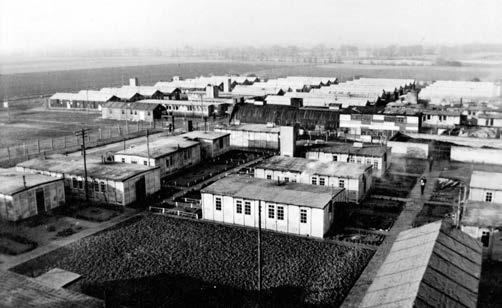 C. The Prisoner of War Camp and Hostel Prisoner of War Camp, 1940s, looking west from Hauxton Road. Brother Herbert Kaden (stop 4).
