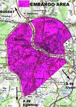 Competition and maps SPRINT - MEYMAC Sprint :1/ 4 000 contour 2.