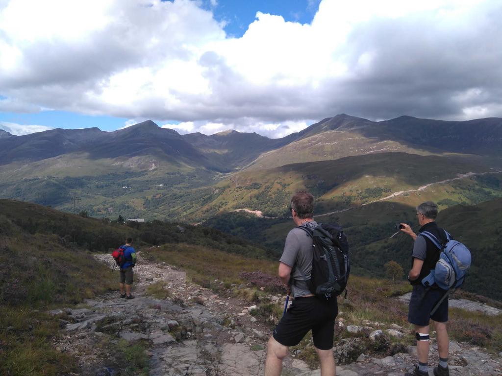 Day 7 Glencoe to Kinlochleven This is a shorter day but with the biggest ascent of the route. You hike into Glencoe then climb the trail known as the Devil s Staircase.