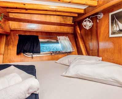 This beautiful vessel is fully equipped to sail in style along the Dalmatian Coast and offers comfort, safety and excellent service from the crew of three.