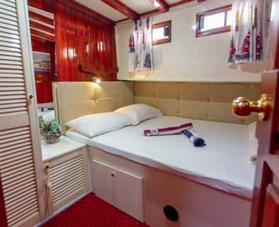 Cosy double cabin on-board the 'Nostalgia' DIOCLETIAN ISLANDS EXPLORER GULET CRUISE 7 nights Saturday to Saturday Circular: Kastel Luksic to Split Selected departures from 18th May - 28th Sept From