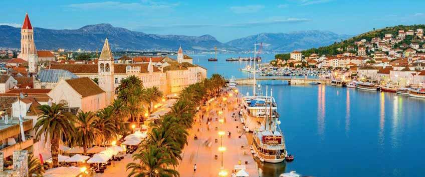 After a day enjoying the sun and the sea, we'll sail over to the iconic Croatian town of Split.