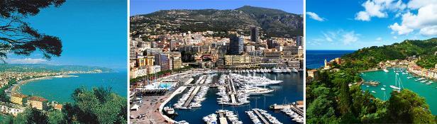 The Italian Riviera Monaco & Portofino by Motor Rail A 10 Day, 9 Night Tour including 7 Nights on the Italian Riviera in Diano Marina The Italian Riviera is essentially another name for the coast of