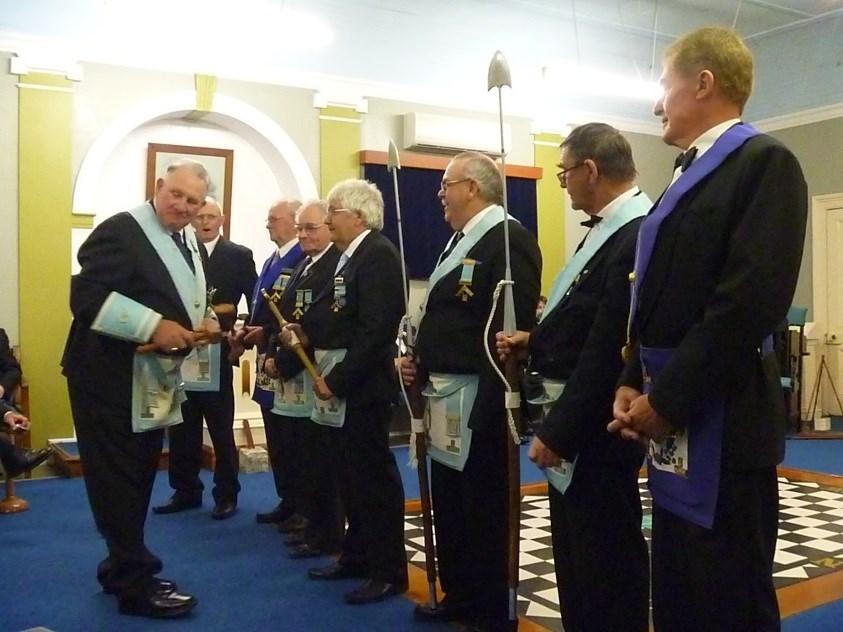 2013 PICTON MEETING REPORT (CONT) Master Senior Warden Junior Warden DC Chaplin Senior Deacon Junior Deacon Inner Guard Test Questions P.