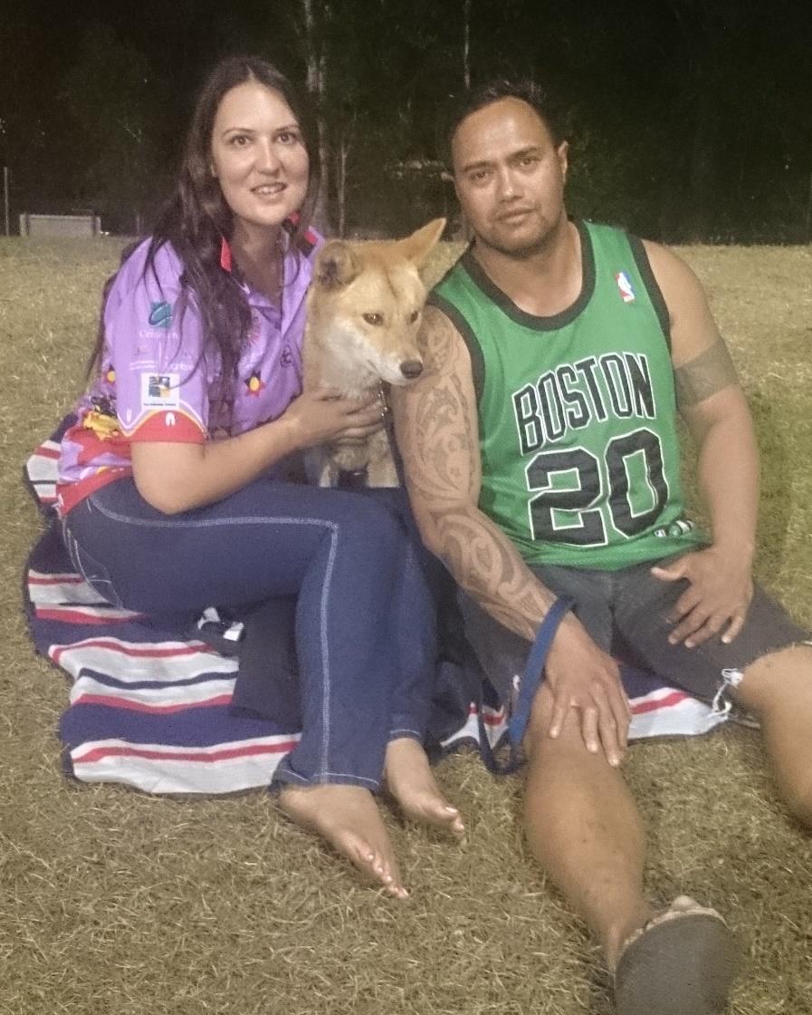 and reunited with his family Reunited: Nicky the dingo is back home at Berry Springs with his overjoyed owners thanks to a collaborative effort between the Project and Litchfield Council Regulatory