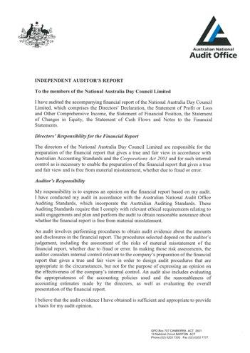 Independent Auditor s Report Independent