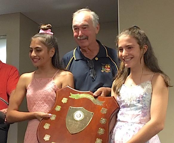 There were two joint winners of the Len Hanson Bursary this year. Paige Keeler and Lilliya Lwoy from 6B at Victoria Park State School.