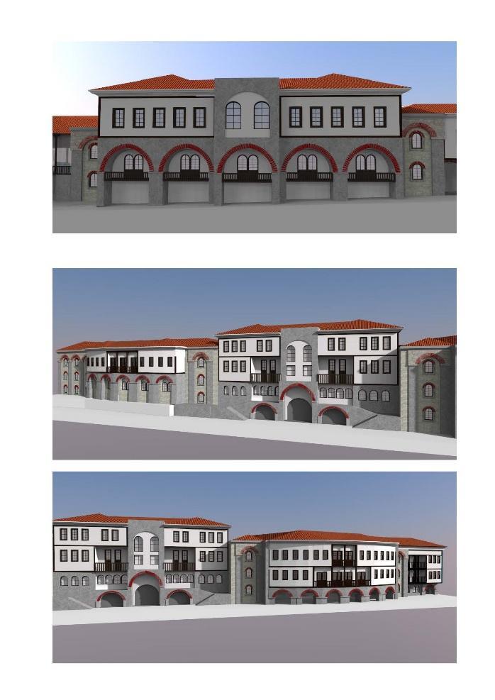 Buildings A, B, C Complex IV: The planned building location of Complex IV is with dimensions of 125 x 15 m (1858,4 m2) and located to the west of Complex II/III, parallel to it, towards St.