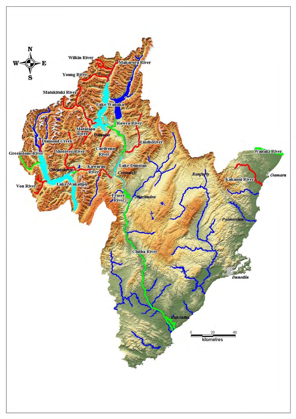 11 4. Didymo: An Otago context The Didymo infected watercourses of Otago can be separated into three main categories: flow regulated rivers, unregulated rivers, and lakes. Key!