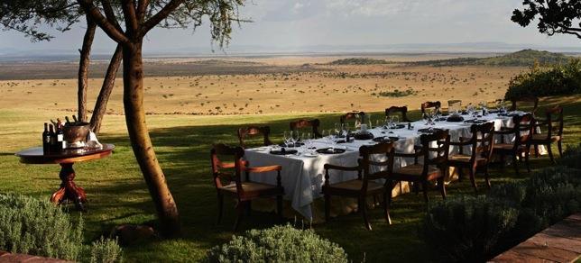 .. (Photo from Singita website) Upon Tansy s return she found tables with empty chairs and the guests making their way up from the lawn to the concierge.