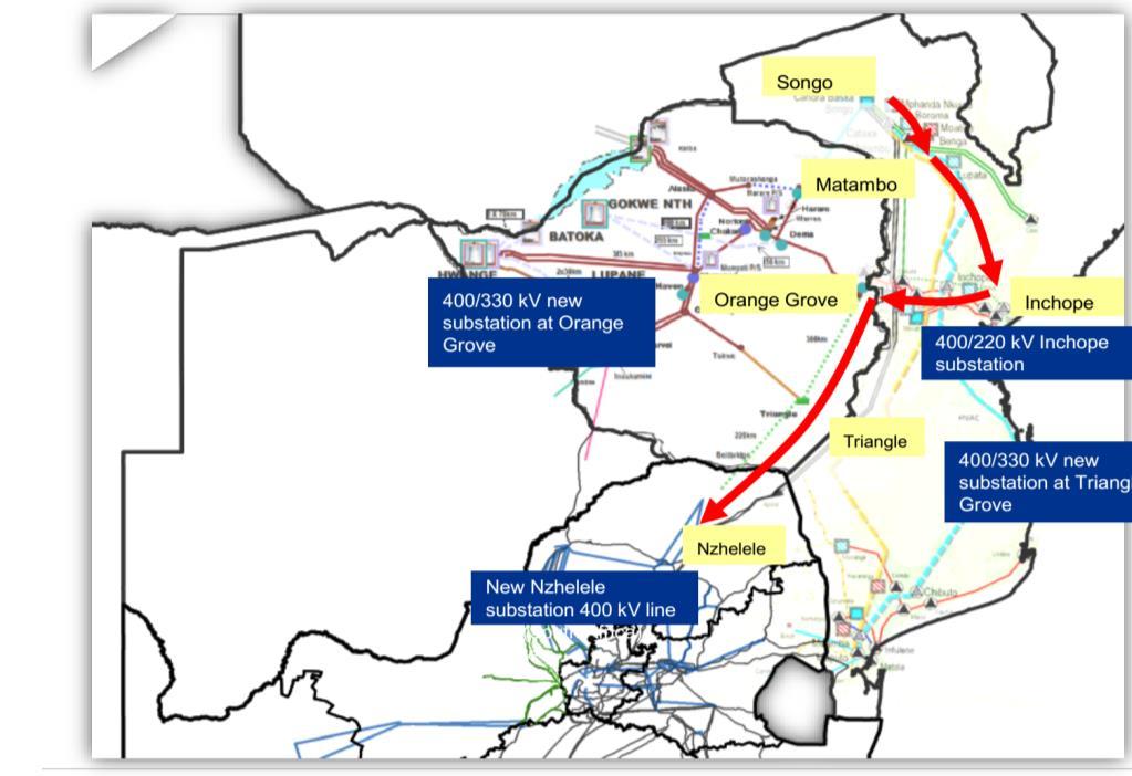 Project Stakeholders: Project Scope: Mozambique Zimbabwe South Africa (MOZISA) 935 KM of 400 KV transmission line across three countries Project Cost: Estimated Total project cost will be US$342.