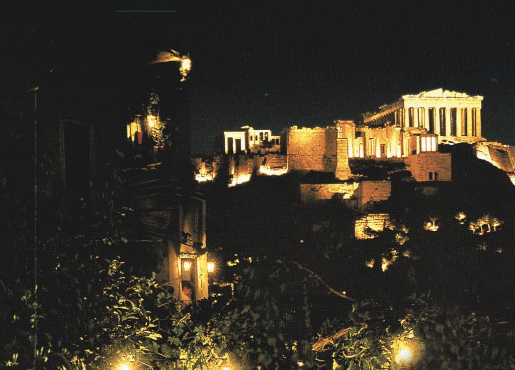 3. A Night out in Athens (Duration: 4 hours) Participants evening begins with a short panoramic drive through the City Center and at the slope of the sacred hill