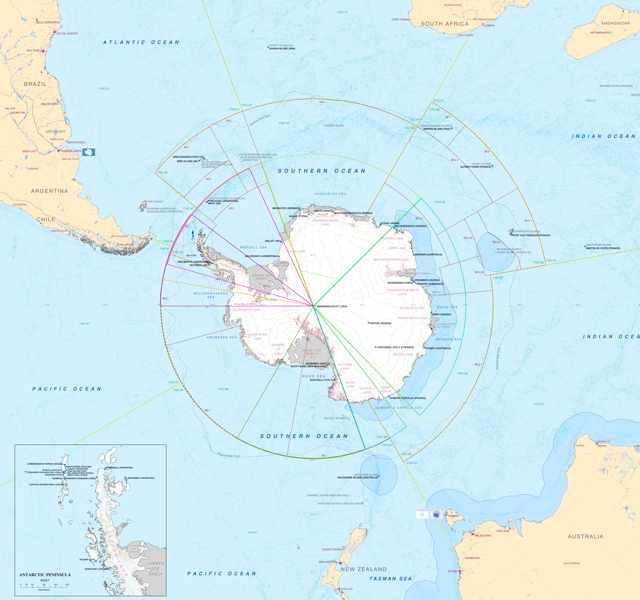 International Antarctica 7 claims to territory + 2 reservations ~10% of terrestrial surface of the planet Total of about 36 m sq km
