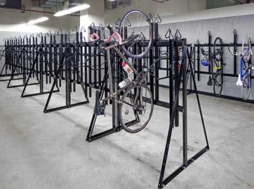 Extensive bike facilities, as well as a fitness