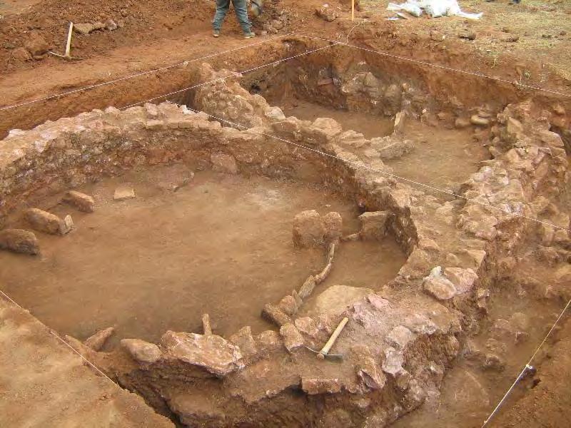 Excavated structures at HF