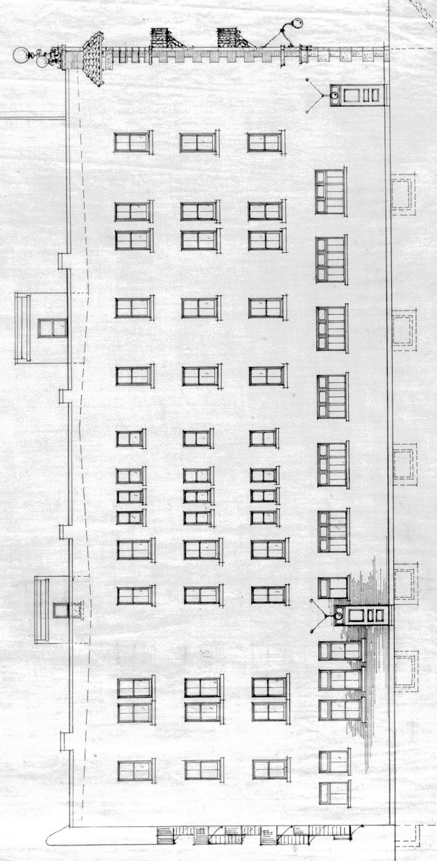 48 ALBERT STREET ROYAL ALBERT HOTEL Plate 2 Architect s Plans, Side