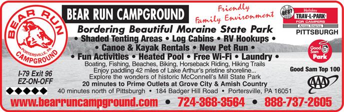 Stay with WOODALL S advertisers! Meshoppen a (SE) Slumber Valley Campground (Wyoming) From jct SR-267 & US 6: Go 1 mi E on US 6, then 1 mi N on SR 4008. Enter on L.