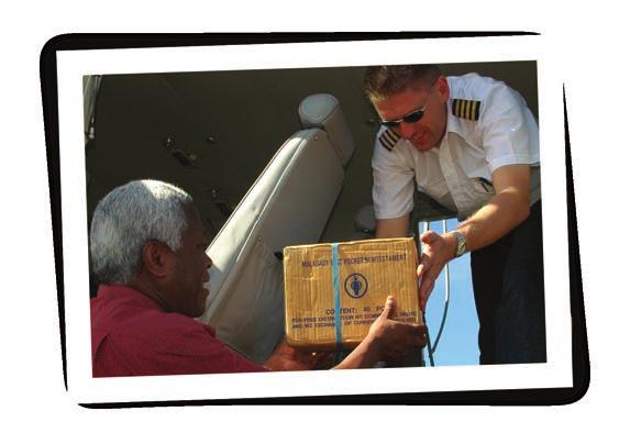 Depending on the location and type of aircraft flown, your gift of a jerrycan of fuel can provide up to 20 minutes of flying time enough to provide a life-saving flight.