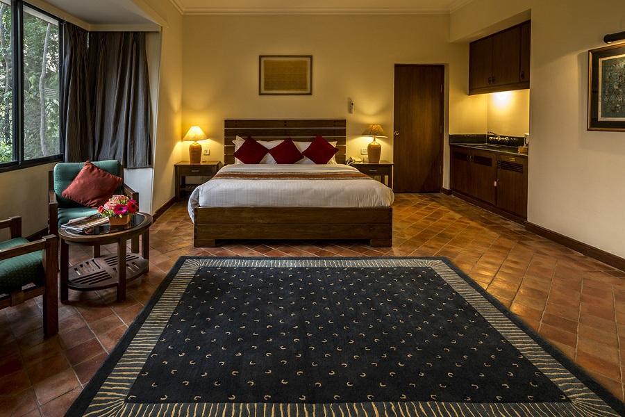 ACCOMMODATION KATHMANDU GOKARNA FOREST RESORT Gorkana Forest Resort is a 4* hotel situated within Gokarna Protected Forest in the Kathmandu Valley.