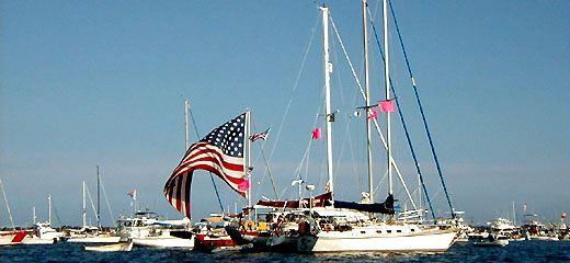 Patriotism was also on display during Columbus Day Regatta The Next Club Event Thanksgiving Weekend Bahia Mar November 21-25, 2001 For those arriving on Wednesday you are on your own for dinner.