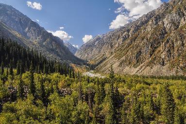 Day 10: Bishkek - Tashkent This morning, drive 1 hour south to Ala Archa National Park where you will stop at the park s base camp.
