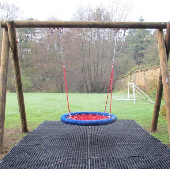 installed under play equipment PLUS ALL
