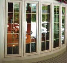 grade unfinished birch veneer can be finished to match any interior 4Casement windows can be fixed or operable, venting in either left or right direction 4Custom sizing and extended jamb depths for