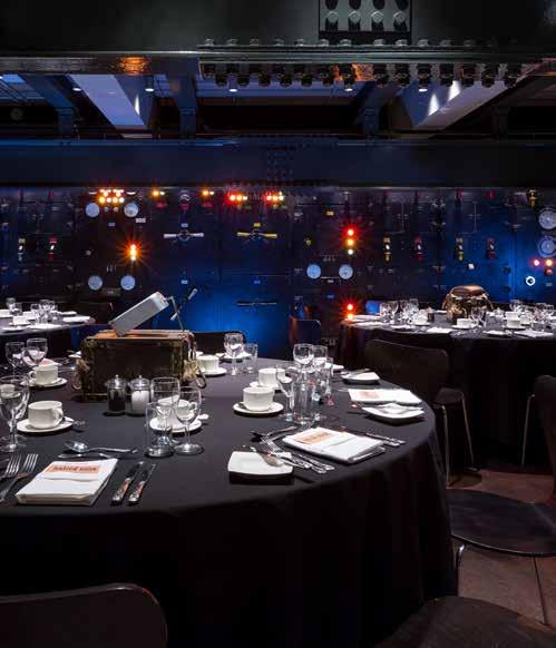 The Harmsworth Room The historic Harmsworth Room features a 1940s electric generator wall packed with switches and dials, creating a stunning backdrop for your event.