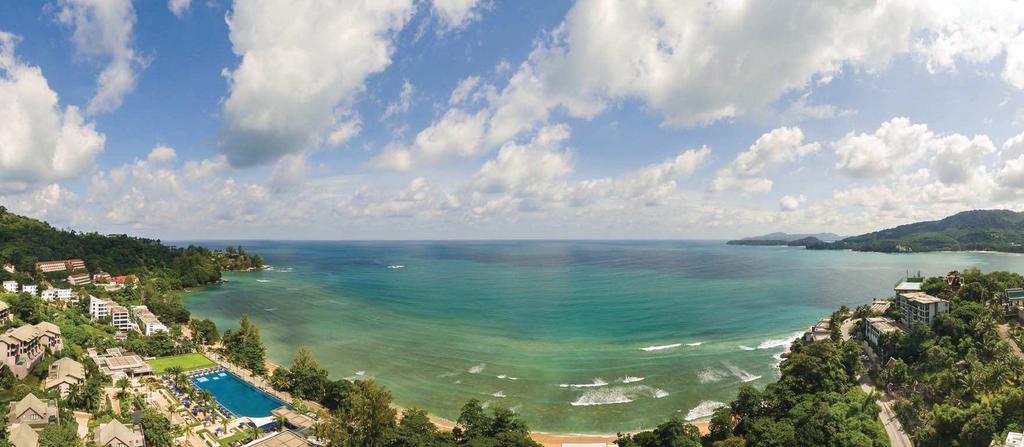 VIEW FROM 80 METERS The project is located on the Millionaire Mile Road in Kamala Beach, surely the most exclusive coast of Phuket where top 5 star resorts and