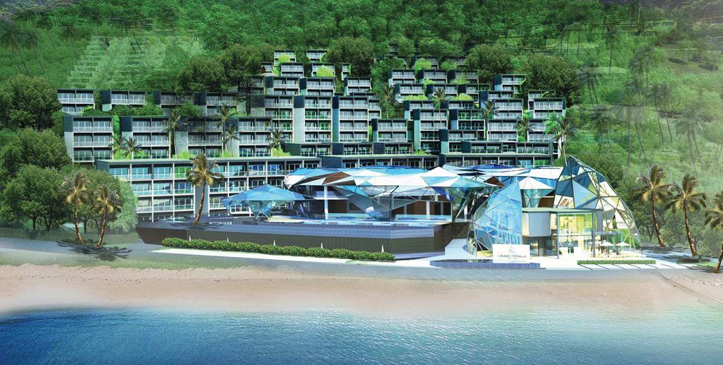 THE PROJECT IS DEVELOPED MAXIMIZING THE OCEAN VIEWS AND