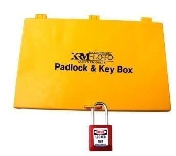 KRM LOTO-DI ELECTRIC MULTIPURPOSE PADLOCK/KEYBOX Material- ABS material.