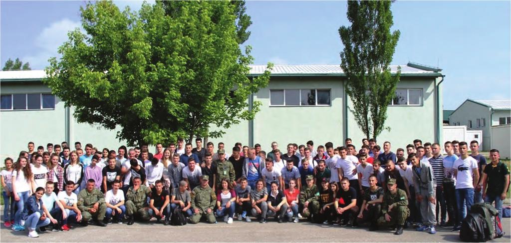 THE YOUTH CAMP 2017 During the year of 2017, the Department of Civil-Military Cooperation has also continued the tradition of realization of the Youth Camp in the premises of the Training and