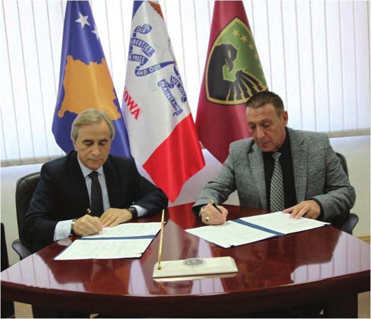 COOPERATION AGREEMENT BETWEEN MKSF AND PIA ADEM JASHARI The Ministry for the Kosovo Security Force has reached a cooperation agreement with Pristina International Airport Adem Jashari.
