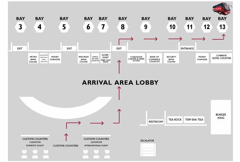 NAIA TERMINAL 3 WAY TO MARRIOTT HOTEL MANILA S SHUTTLE SERVICE Take the right exit towards the Arrival Area