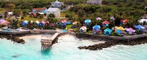 The 700 Islands list of Favs Nassau HOTELS- Secluded Compass Point Beach Resort Secluded behind foliage and a brightly-colored 10ʹ wall, all of Compass Point s accommodations offer exceptional