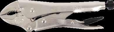 prevent accidental release Handles made of top quality Chrome Molybdenum steel much stronger than carbon steel handles used on the leading brand Stronger handle steel prevents rivet holes from