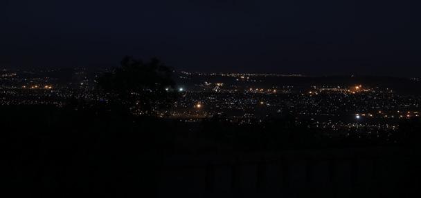 The site is quite mesmerising in the dark: its greatness accentuated by the spectacular views, Figure 3.18d View of the town on the northern side of the fort Figure 3.