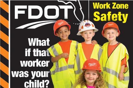 Work Zone Safety FDOT is piloting the use of off-duty law enforcement in active lane closures to evaluate the effectiveness of motorist compliance with posted speed limits in work