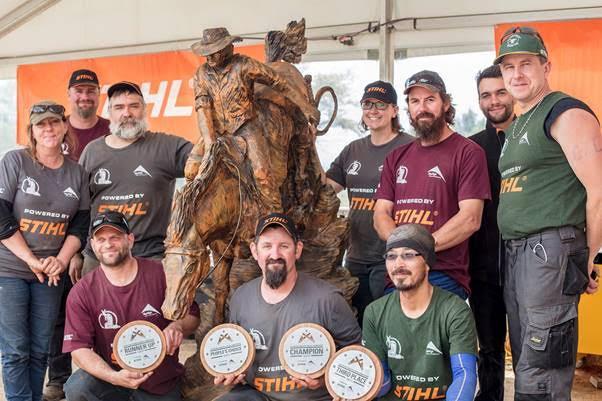 the Australian Chainsaw Carving Championships that were held in January 2017 in