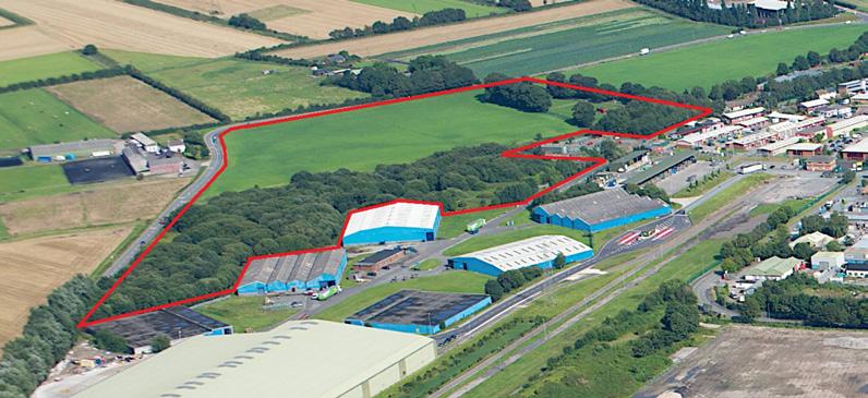22. LAND AT NORTH PERIMETER ROAD The North Perimeter Road site extends approximately 27 acres within Knowsley Business Park. The site is capable of accommodating buildings up to 41,800m2 (450,000ft2).