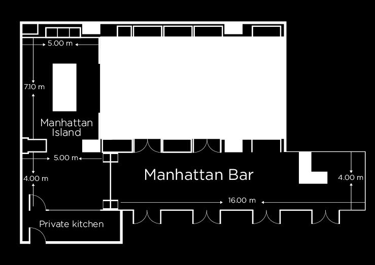 2 nd FLOOR Manhattan Studio Dimensions Capacity W x L x H Area Conference Theater Classroom U-Shape Reception (w/ stage) Banquet (rounds of 10) Chinese